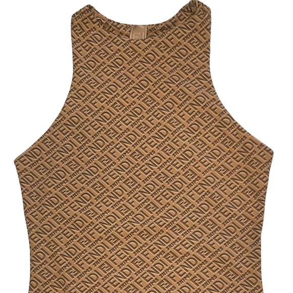 Fendi X Skims HIGH NECK BODYSUIT - Picture 2 of 5